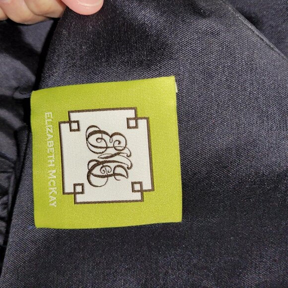 Elizabeth McKay Shoulder Tie Party Dress in Black - Picture 9 of 9